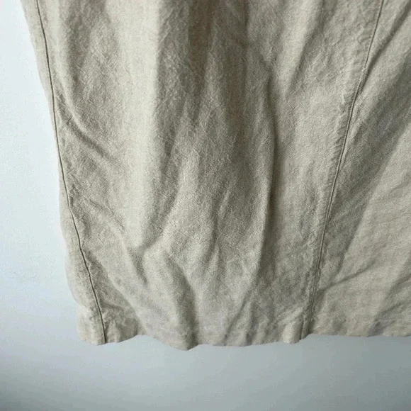 Vintage linen tencel maxi skirt - Picture 7 of 12